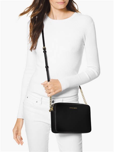 large michael kors crossbody bag|Michael Kors large saffiano crossbody.